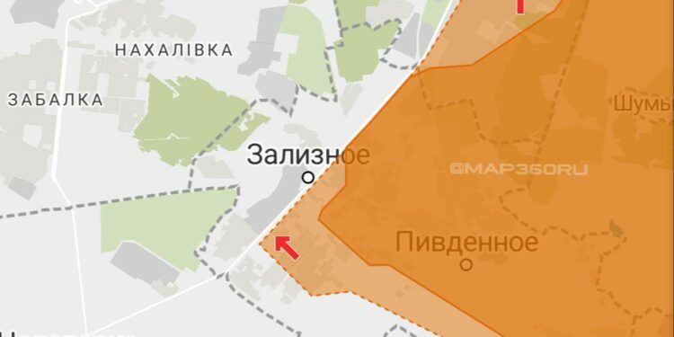 Освобождён посёлок шахты Южная под Дзержинском