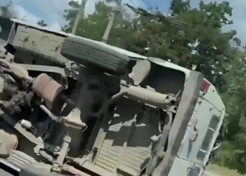 В Донецке произошло ДТП с перевёртышем на Макшоссе