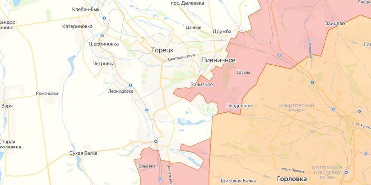 Войска РФ пробивают оборону ВСУ в Дзержинске