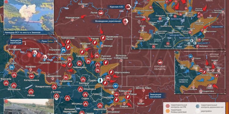 Курская область в огне: ВСУ наносят удары по мостам, фронт в напряжении — последние новости на 18 августа 2024 года
