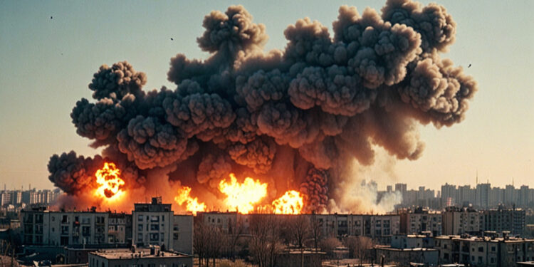 ВСУ ведут обстрел Горловки, разбивая жилые дома и промышленную инфраструктуру