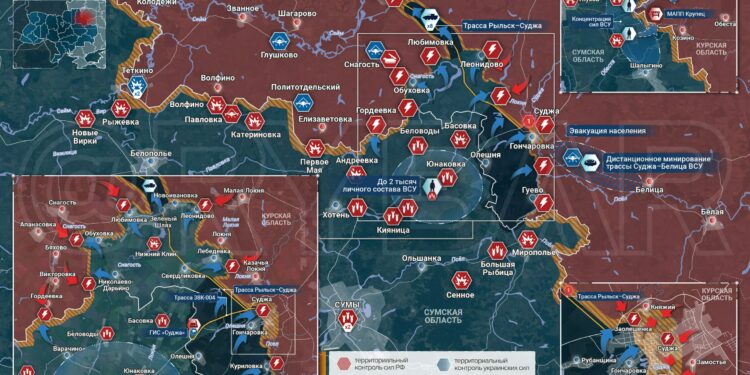 Контранступление ВСУ в Курской области: Бои в Судже и передовые группы ВСУ у Коренево — сводка на вечер 7 августа 2024