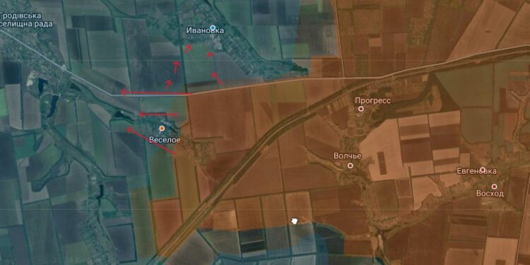 Войска РФ взяли Весёлое на пути к Красноармейску