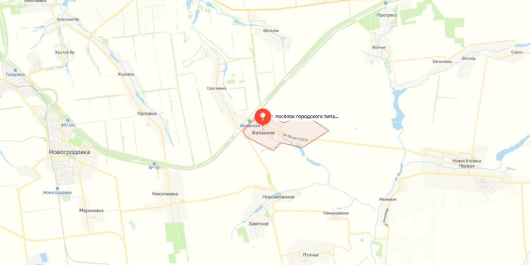 Российские войска выбили противника из села Желанное на Красноармейском направлении