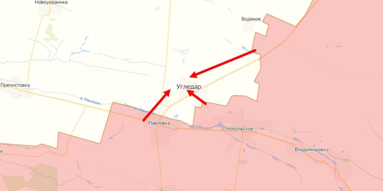 Российские войска пошли на штурм Угледара, ситуация в городе на 1 сентября 2024