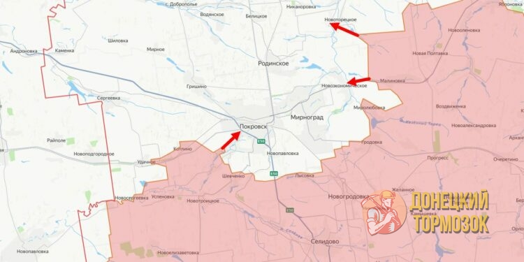 Фронт горит: ВС РФ прорвались под Елизаветовкой на Покровском направлении и сдвинули линию обороны ВСУ