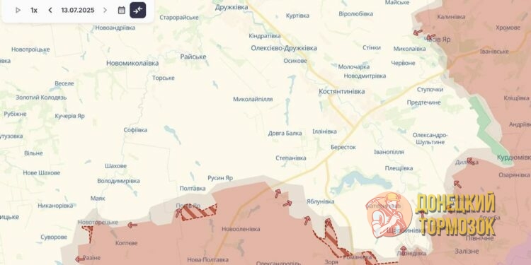 ВС РФ в 7 км от Константиновки: готовится штурм