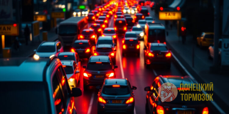 Новая схема движения избавит Макшоссе в Донецке от транспортного коллапса